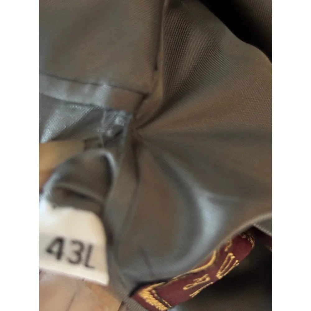 Graham Gunn Ltd Mens Blazer Jacket 43L Grey Houndstooth Wool Two Button‎